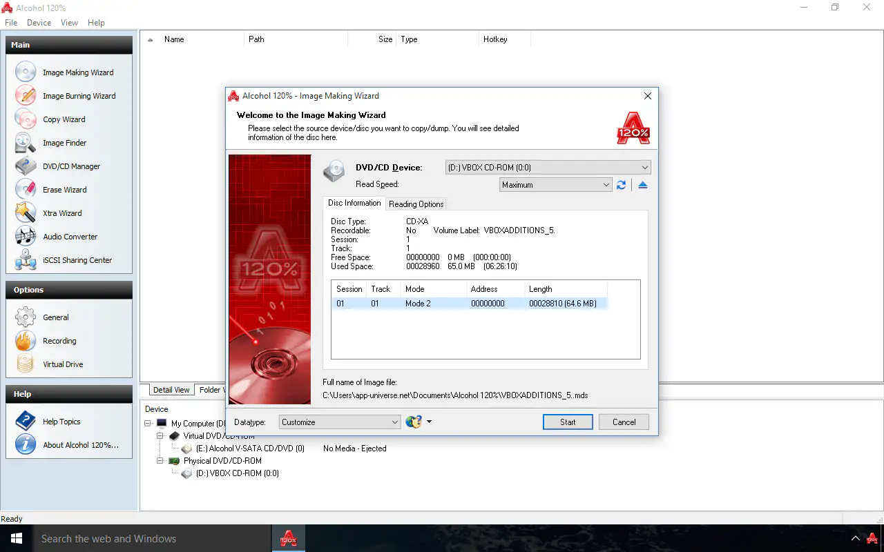 Alcohol 120% 2.1.1 Build 2201：高效CD/DVD刻录与虚拟光驱管理工具