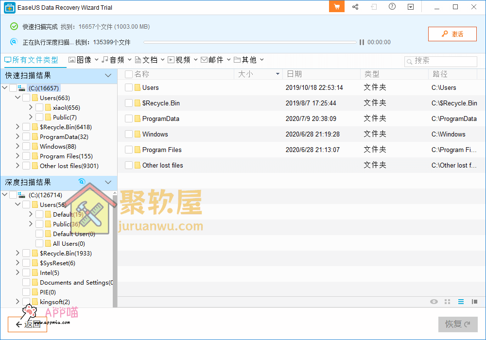 强力数据恢复工具,EaseUS Data Recovery Wizard 技术员版下载,一键找回误删文件 强力数据恢复工具,EaseUS Data Recovery Wizard 技术员版下载,一键找回误删文件
